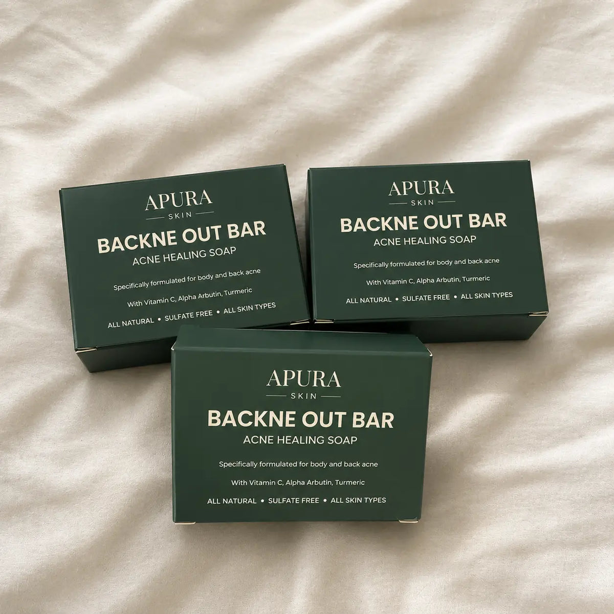 Drie Clear Body Bar verpakkingen